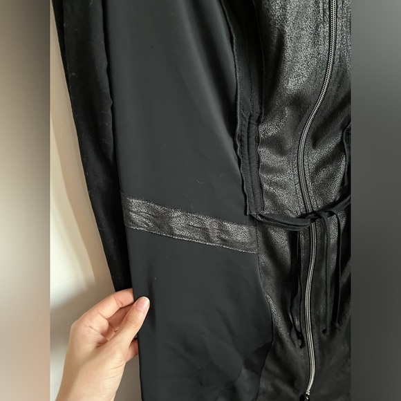 CRISCA Black Zip-up Jacket Dress - Picture 6 of 16